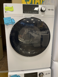 24 in GE 2.4 cu ft Front Load Washer and 4 cu ft Electric Dryer Set - 5954 - 5971