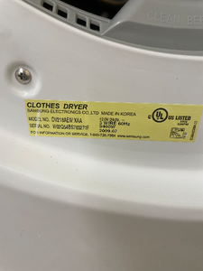 Samsung Electric Dryer - 3702