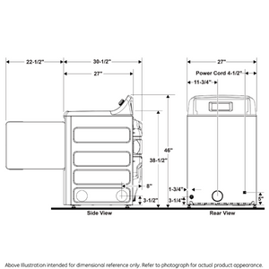 Brand New GE Commercial App Payment Gas Dryer - VTD52GASRWB