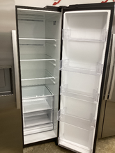 Load image into Gallery viewer, (T08961) GE 27.9 cu ft Side by Side Stainless Refigerator  - 8961
