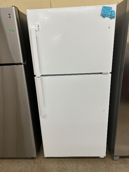 GE 19.2 Cu. Ft. White Top-Freezer Refrigerator - 7319