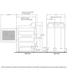 Load image into Gallery viewer, Brand New GE Profile 7.4 cu. ft. Electric Dryer - PTD60EBPRDG
