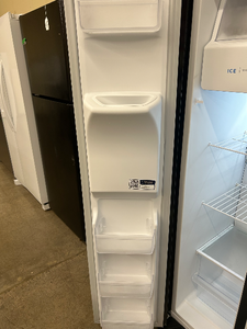 Frigidaire 25.6 cu ft Black Side by Side Refrigerator - 7215