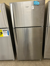 Load image into Gallery viewer, Whirlpool 18.2 cu ft Stainless Steel Refrigerator - 7655
