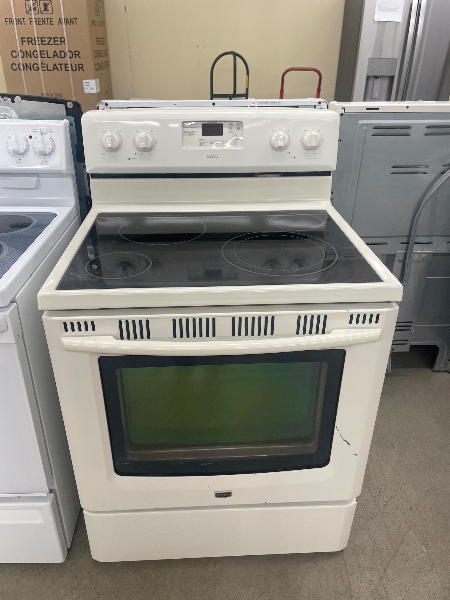 Maytag Bisque Electric Stove - 5886