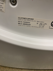 Samsung Front Load Washer and Gas Dryer Set - 5012 - 5749