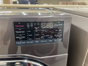 LG 7.4 cu ft Black Electric Dryer - 4456