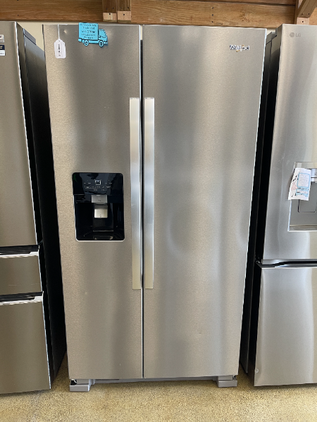 Whirlpool - 24.6 Cu. Ft. Side-by-Side Stainless Refrigerator - 6294