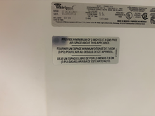Load image into Gallery viewer, (T08635) Whirlpool Regrigerator -  8635
