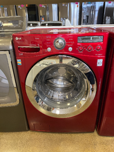 Load image into Gallery viewer, LG Red Front Load Washer - T04759
