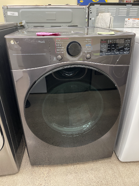 LG 7.4 cu ft Black Electric Dryer - 4450