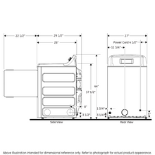 Load image into Gallery viewer, Brand New GE 7.2 CU. FT. ELECTRIC DRYER - GTD33EASKWW
