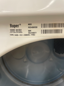 Roper Electric Dryer -3718