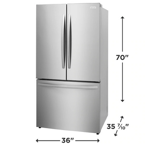 Brand New Frigidaire 28.8 Cu. Ft. Stainless French Door Refrigerator - FRFN2813AF