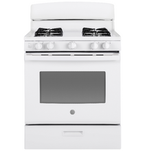 Load image into Gallery viewer, Brand New GE 30&quot; WHITE GAS STOVE - JGBS30DEKWW
