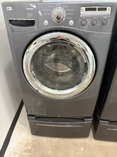 Load image into Gallery viewer, (T08917) LG Front Load Washer and Gas Dryer with pedistals Set - 8917
