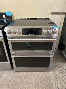 GE Cafe Slide-In Double Electric Stove - 6878