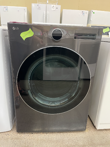 LG 7.4 cu ft Black Electric Dryer - 4491