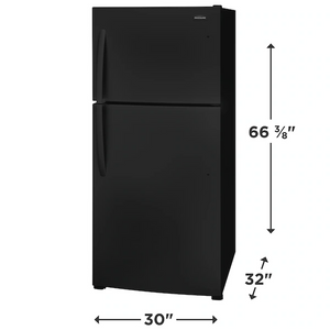 Brand New Frigidaire 20.0 Cu. Ft. Black Top Freezer Refrigerator - FFHT2022AB