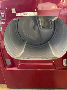 Whirlpool Cabrio Red Washer and Electric Dryer Set - 4721 - 3793