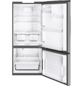 Brand New GE 20.9 CU. FT. BOTTOM-FREEZER REFRIGERATOR - GBE21DYKFS