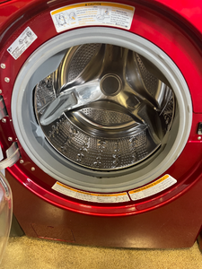 LG Red Front Load Washer and Electric Dryer Set - 4759 - 2090