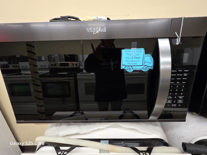 Whirlpool Stainless Steel Over the Range Microwave - 7604