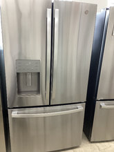 Load image into Gallery viewer, (T08960) GE 20.6 cu ft Fingerprint Resistant Stainless Refrigerator  - 8960

