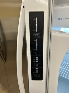 Frigidaire 25.6 cu ft White Side by Side Refrigerator - 7260