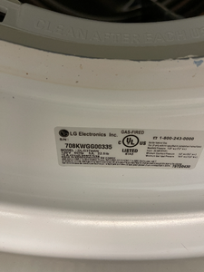 LG Gas Dryer - 5761