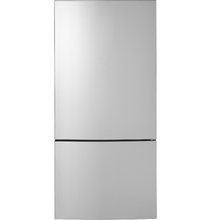 Load image into Gallery viewer, Brand New GE Stainless Bottom Freezer Refrigerator - GBE17HYRFS
