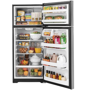 Brand New GE 17.5 cu ft Top Freezer Refrigerator - GTE18GSNRSS