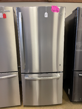 Load image into Gallery viewer, GE 20.9 cu ft Bottom Freezer Stainless Refrigerator - 3398
