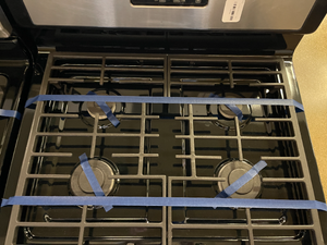 Whirlpool Stainless Gas Stove - 3948