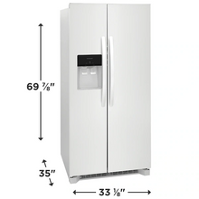 Load image into Gallery viewer, Brand New Frigidaire 22.3 Cu. Ft. Side by Side Refrigerator - FRSS2323AW
