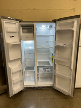 Load image into Gallery viewer, Frigidaire 25.6 cu ft Stainless Side by Side Refrigerator - 7218
