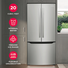 Load image into Gallery viewer, Brand New Frigidaire 20.0 Cu. Ft French Door Refrigerator - GRFN2023AF
