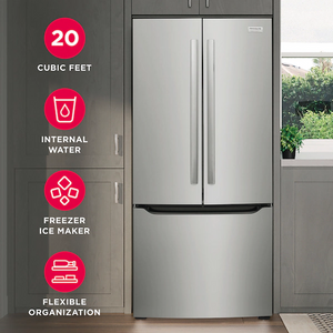 Brand New Frigidaire 20.0 Cu. Ft French Door Refrigerator - GRFN2023AF