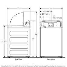 Load image into Gallery viewer, Brand New Hotpoint 3.8 cu. ft. Washer - HTW240ASKWS
