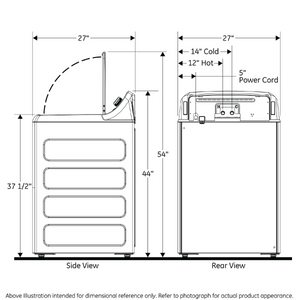 Brand New Hotpoint 3.8 cu. ft. Washer - HTW240ASKWS