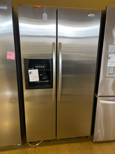 Load image into Gallery viewer, Whirlpool Stainless Side by Side Refrigerator - 4118
