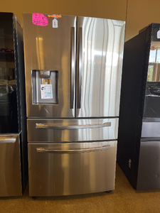 Samsung - 22.6 cu. ft. Stainless 4 Door French Door Refrigerator - 4199