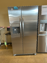 Load image into Gallery viewer, Frigidaire 25.6 cu ft Stainless Side by Side Refrigerator - 7221
