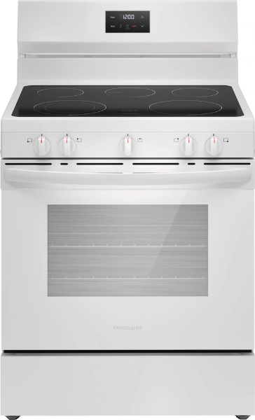 Brand New Frigidaire White Electric Stove - FCRE3052BW