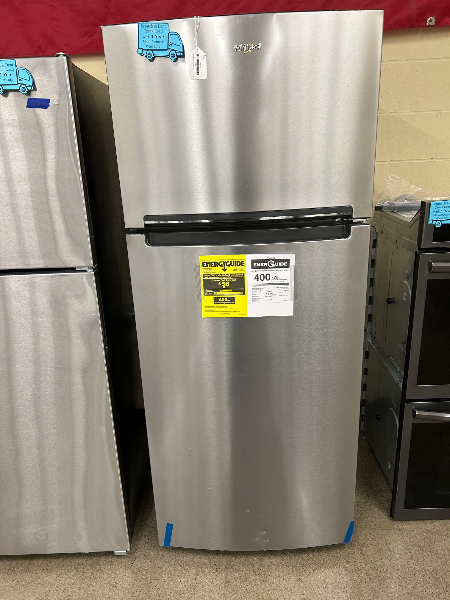 Whirlpool 17.6 cu ft Stainless Steel Refrigerator - 7647
