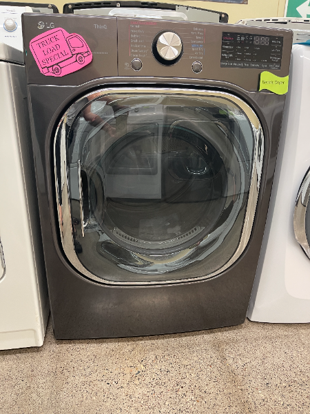 LG 7.4 cu ft Black Electric Dryer - 4461