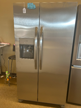 Load image into Gallery viewer, Frigidaire 25.6 cu ft Stainless Side by Side Refrigerator - 7261
