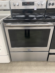 Maytag Stainless Electric Stove - 5885