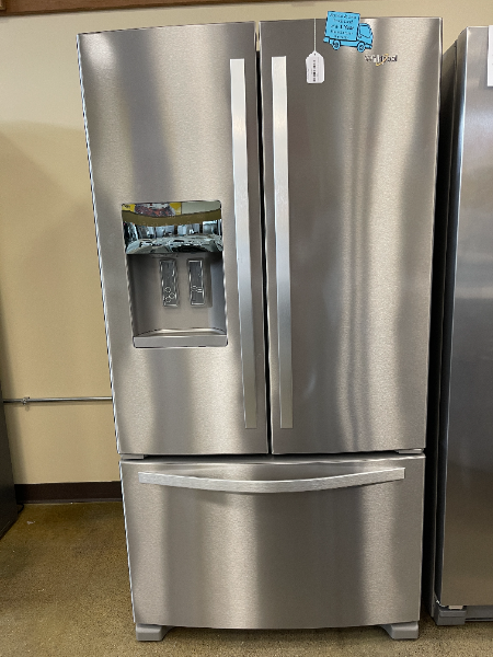 Whirlpool - 24.7 Cu. Ft. Stainless French Door Refrigerator - 6088