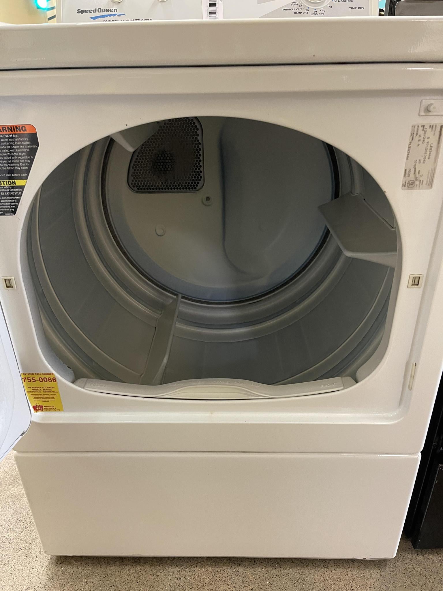 Speed Queen Electric Dryer - 5286 – Shorties Appliances And More, LLC